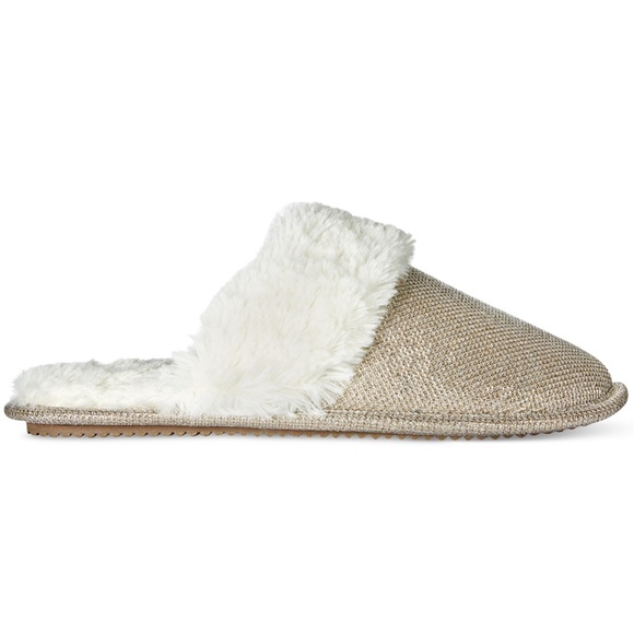 I.N.C. Metallic Scuff Slippers - Picture 1 of 3